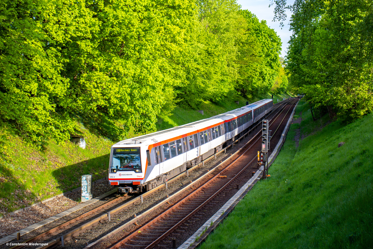 Гамбург, HHA DT4.5 № 203; Гамбург — U-Bahn — Линия U2/U4