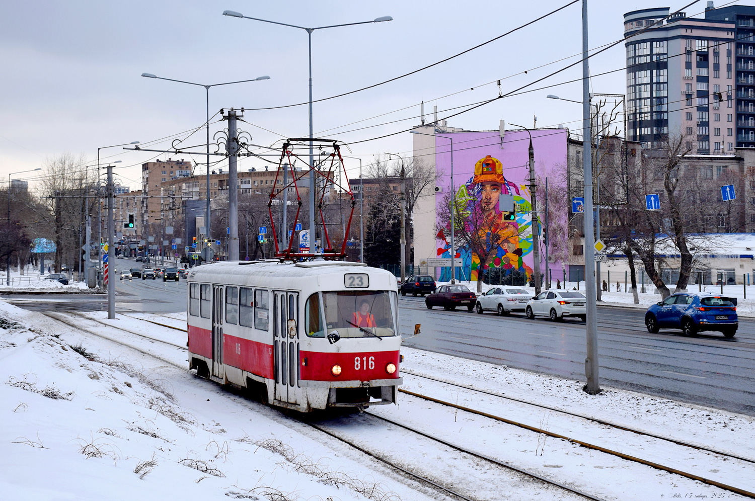 Самара, Tatra T3SU № 816