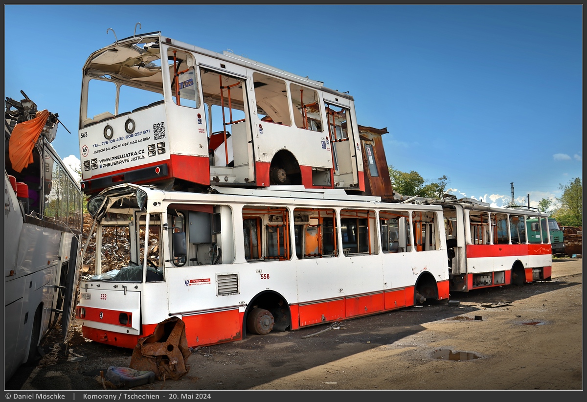 Усти-над-Лабем, Škoda 15Tr13/6M № 558; Усти-над-Лабем — Разные фотографии