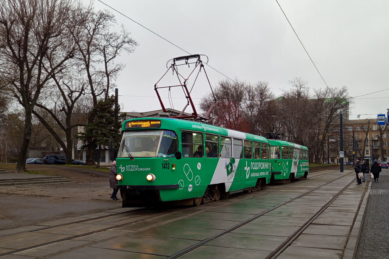 Днепр, Tatra T3DC1 № 1413