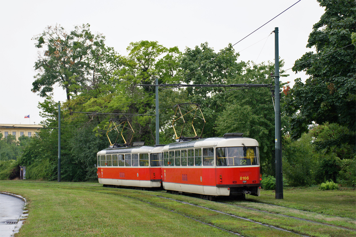 Прага, Tatra T3R.PV № 8166