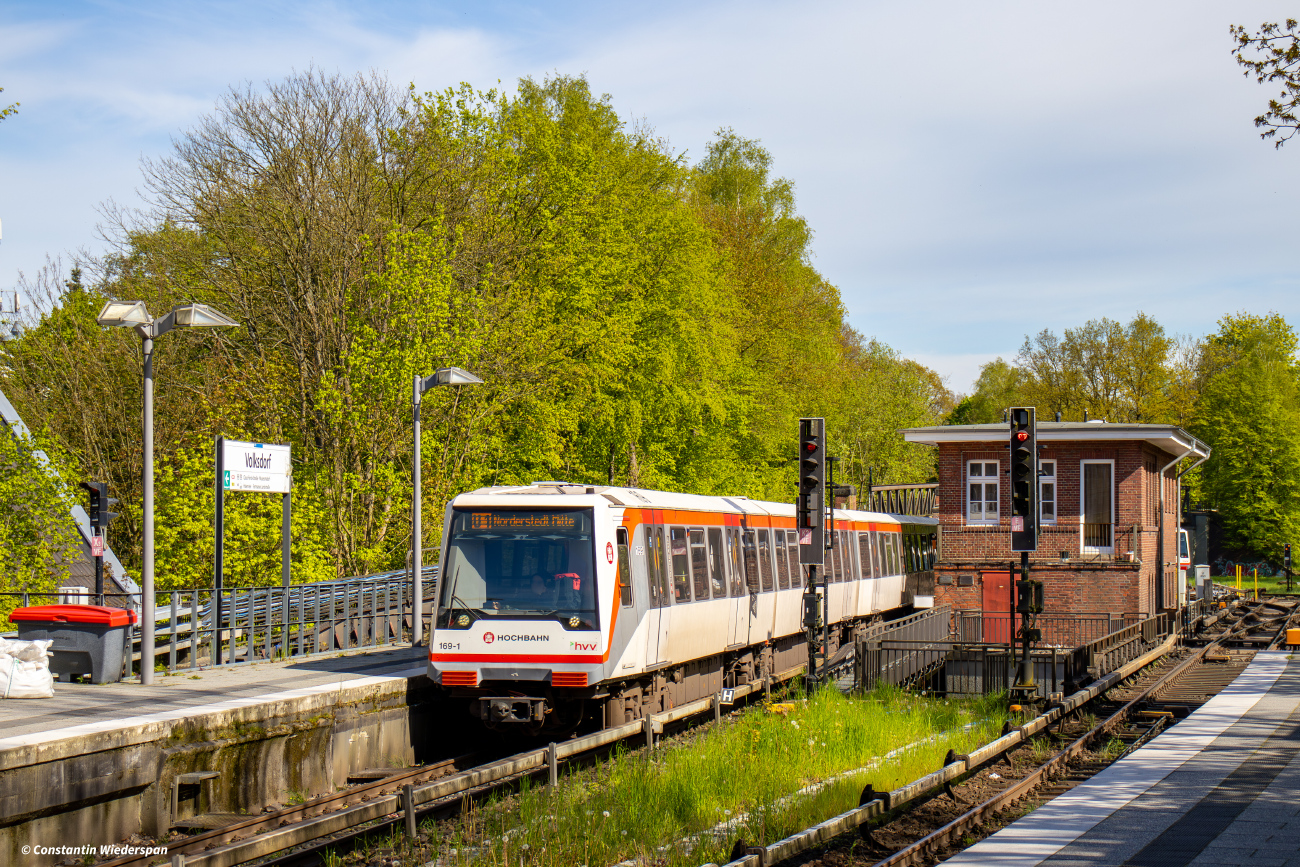 Гамбург, HHA DT4.3 № 169; Гамбург — U-Bahn — Линия U1