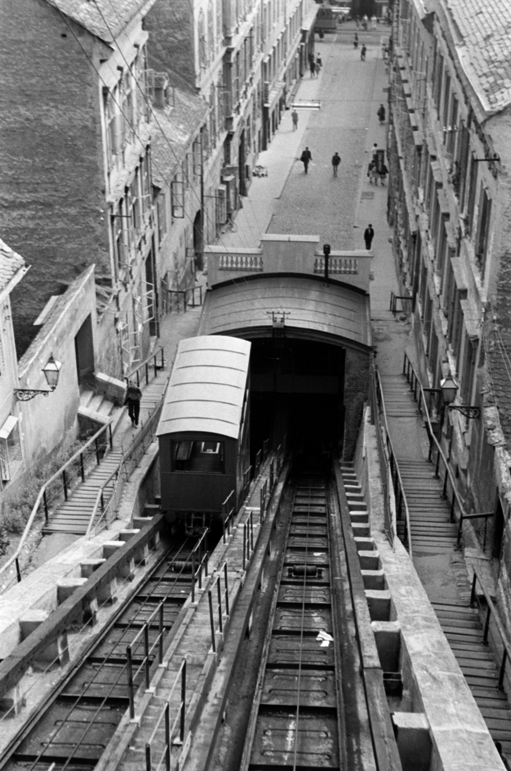 Zagreb, Funicular* # 1; Zagreb — Funicular; Zagreb — Old photos