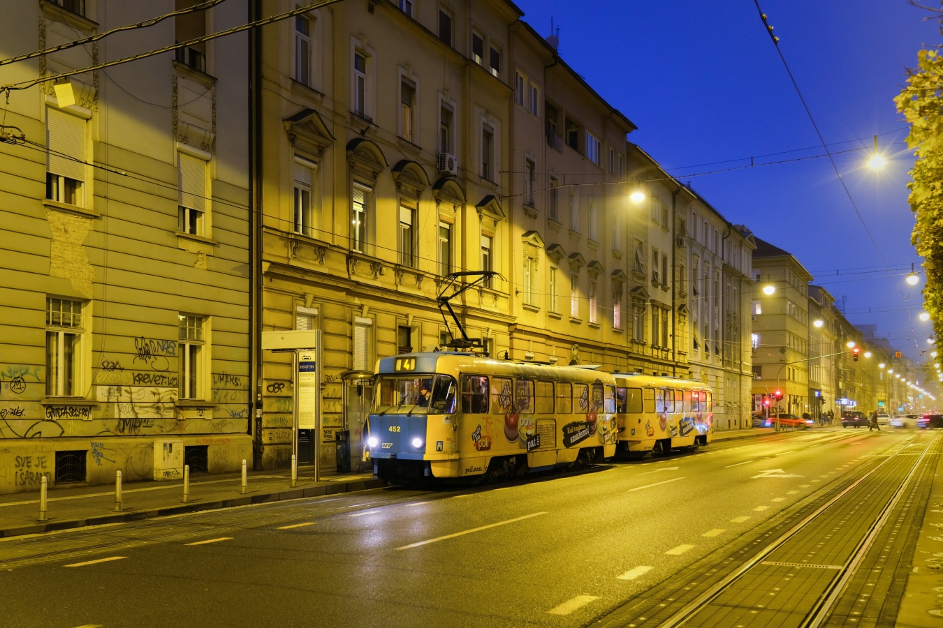 Загреб, Tatra T4YU № 452