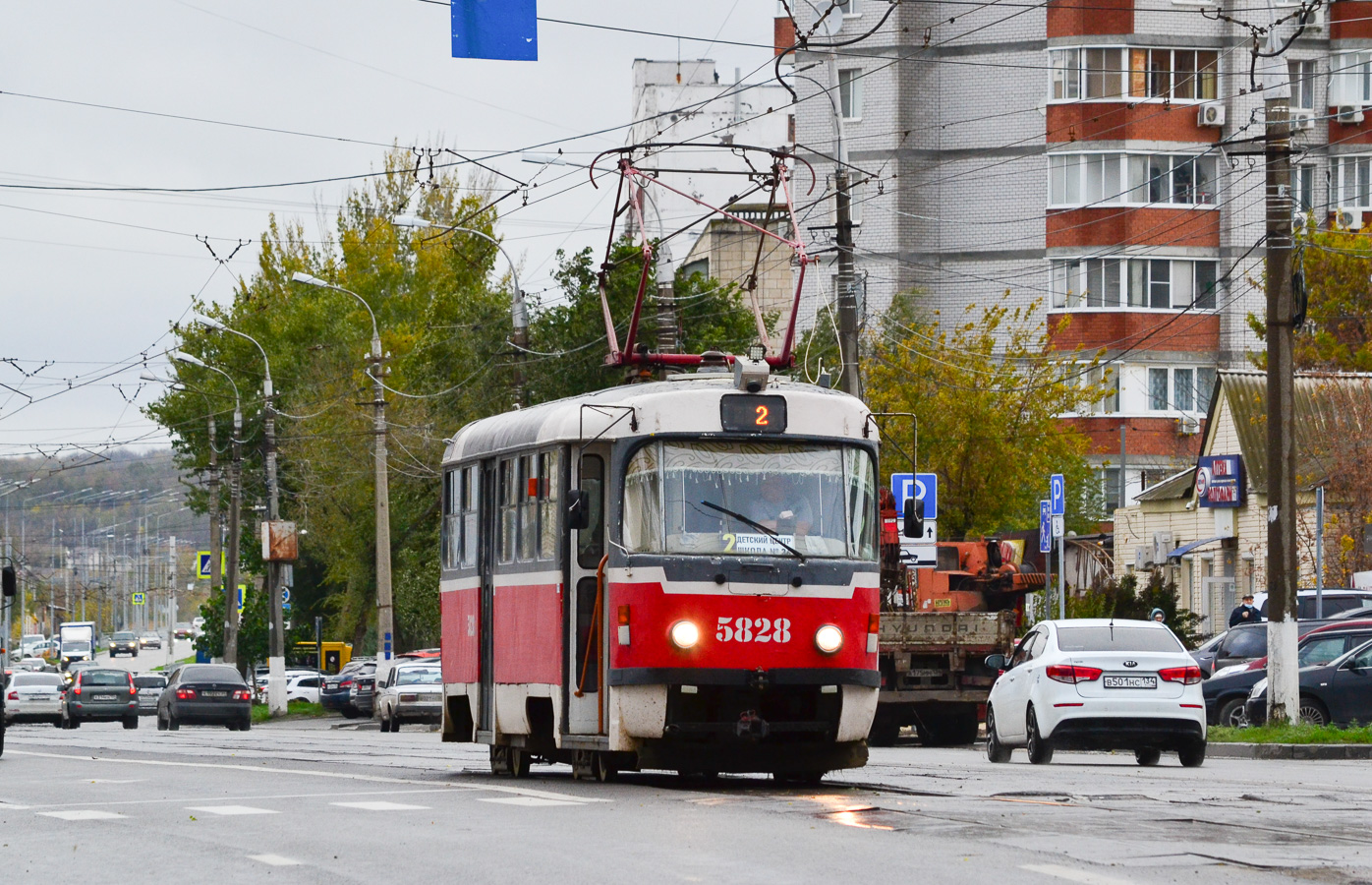Volgograd, Tatra T3SU № 5828