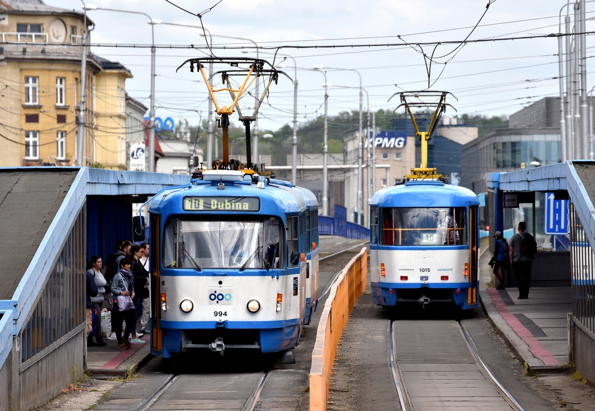 Ostrava, Tatra T3R.P č. 994; Ostrava, Tatra T3R.P č. 1015