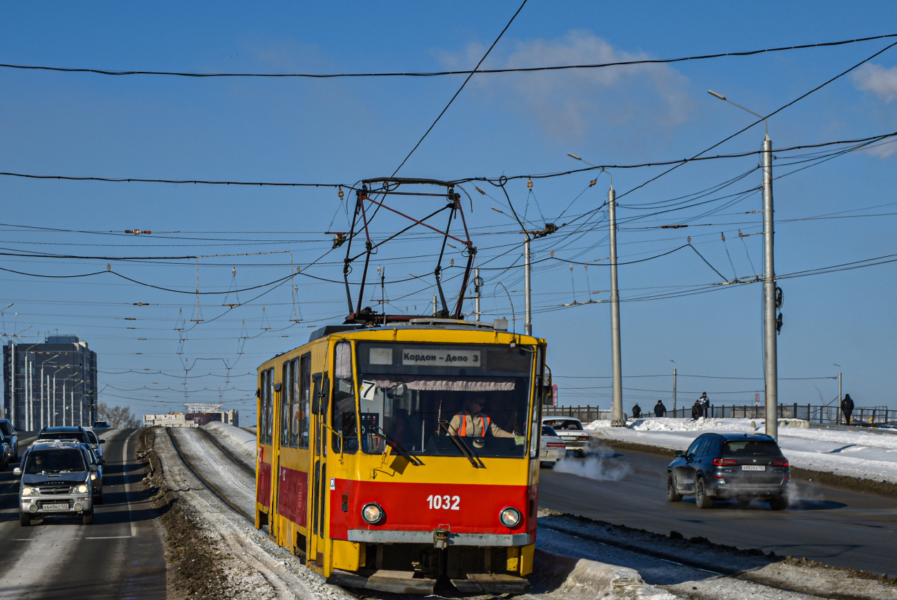 Барнаул, Tatra T6B5SU № 1032