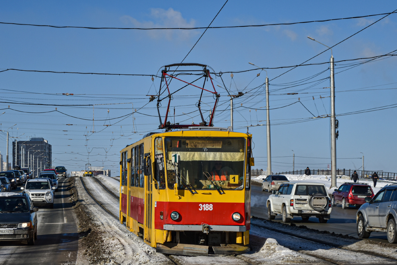 Барнаул, Tatra T6B5SU № 3188
