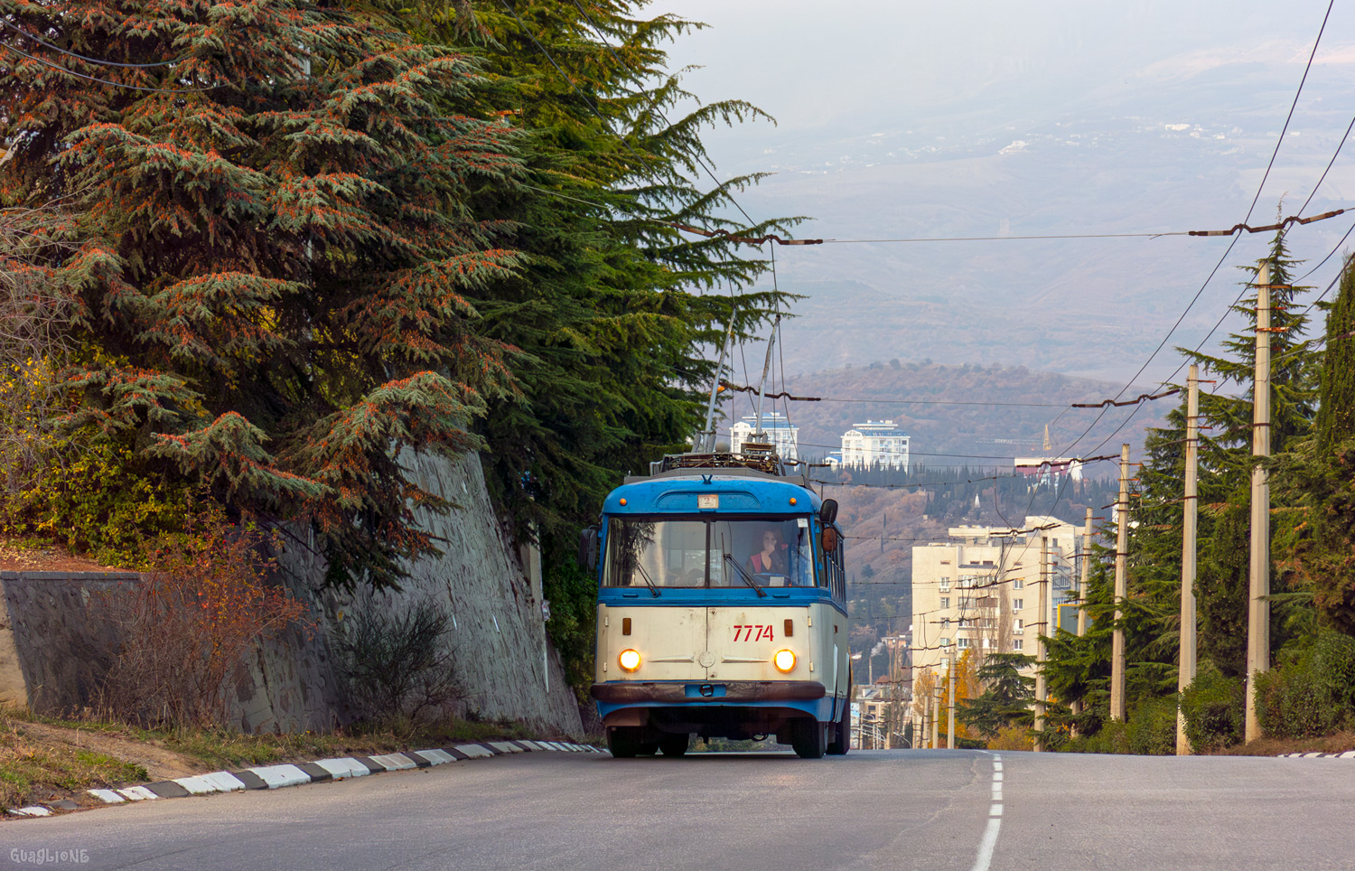 Крымский троллейбус, Škoda 9TrH27 № 7774