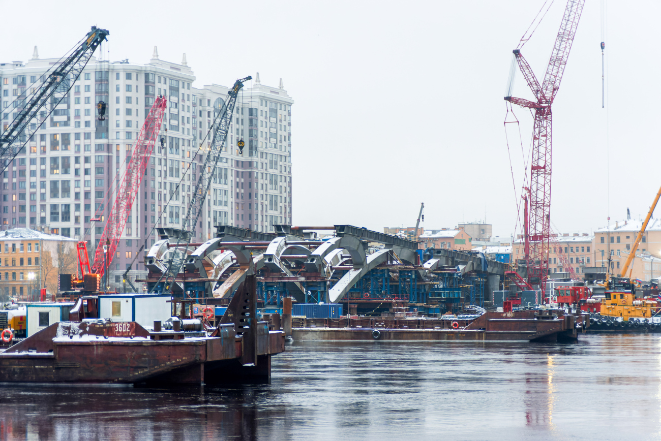聖彼德斯堡 — Bridges; 聖彼德斯堡 — Tram lines construction
