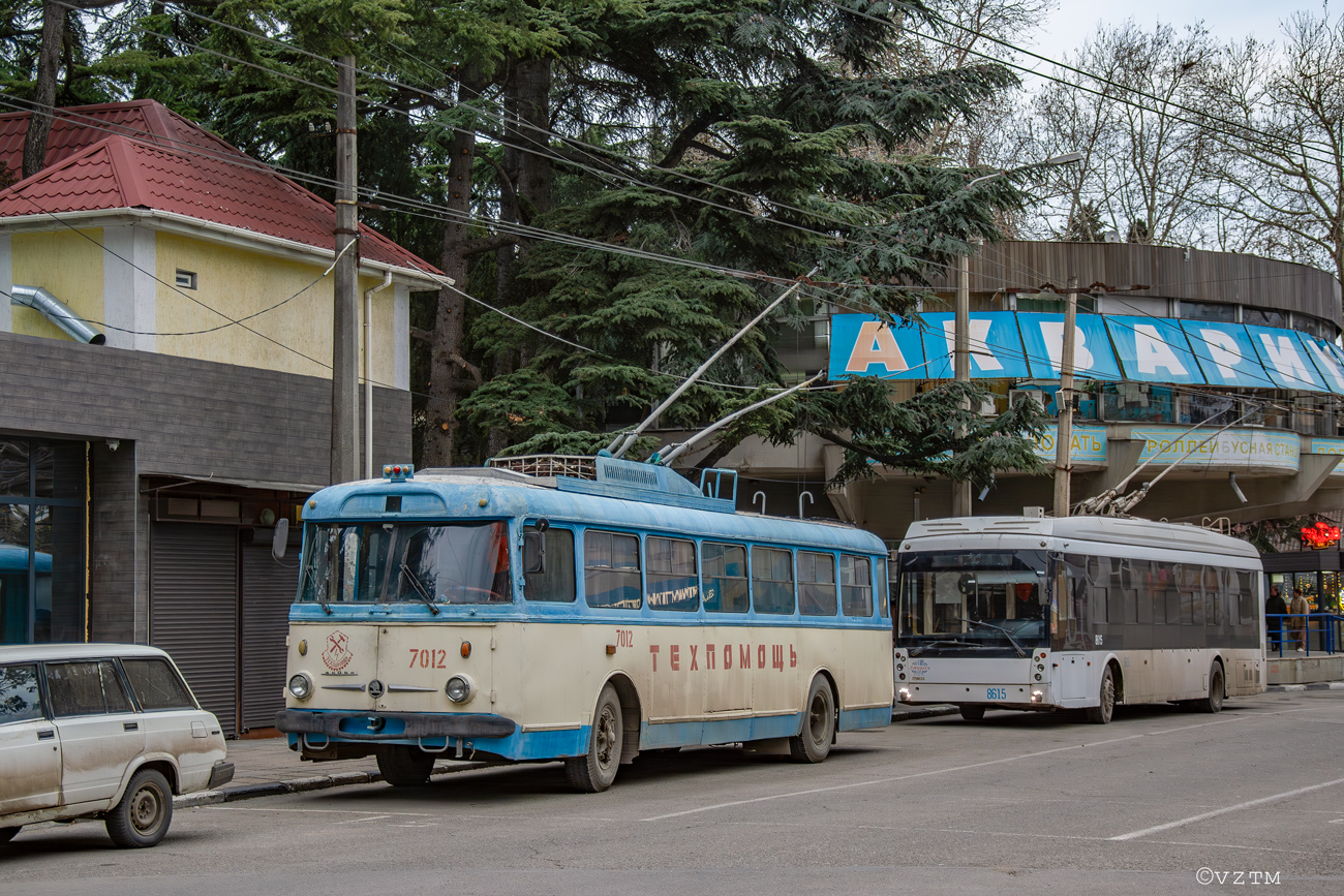 Trolleybus de Crimée, Škoda 9TrH27 N°. 7012
