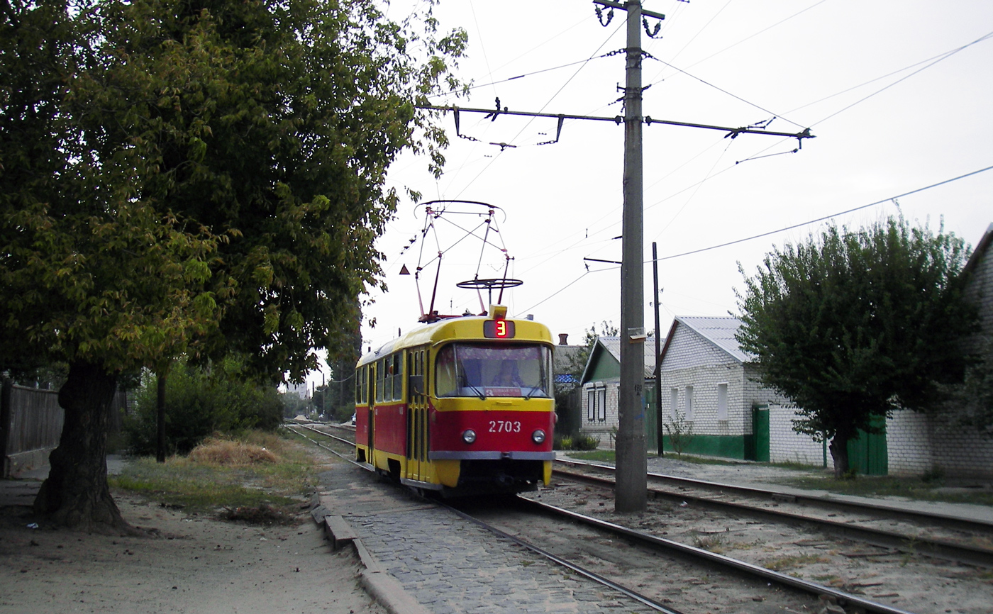 Volgográd, Tatra T3SU — 2703