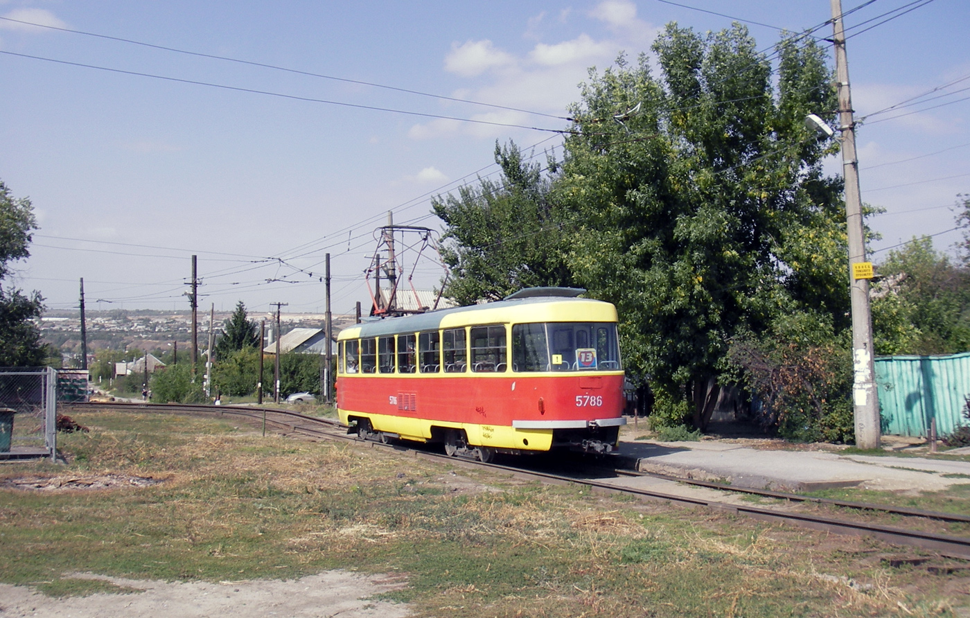 Волгоград, Tatra T3SU (двухдверная) № 5786
