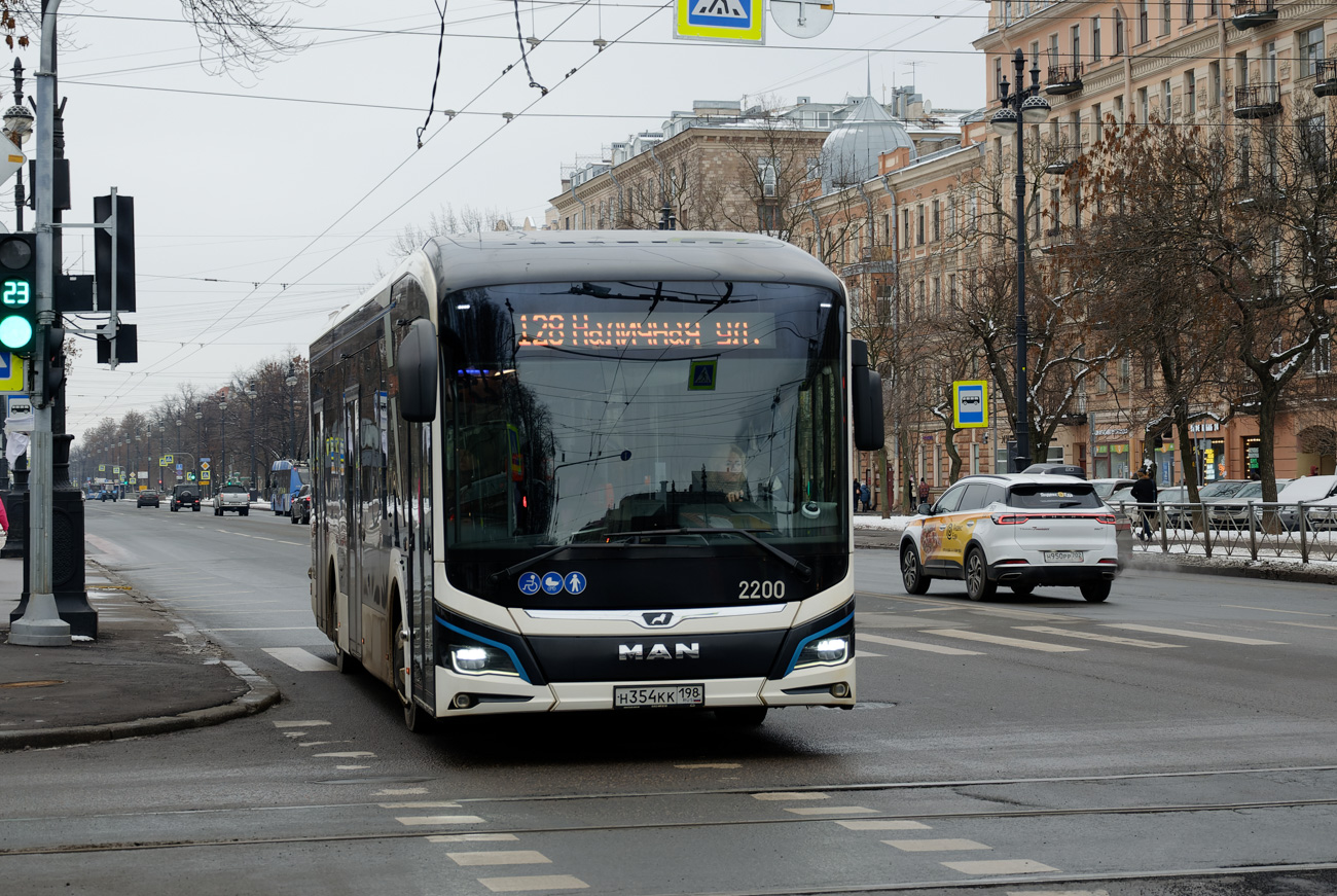 Санкт-Петербург, MAN 12C Lion's City 12 E NL367 № 2200