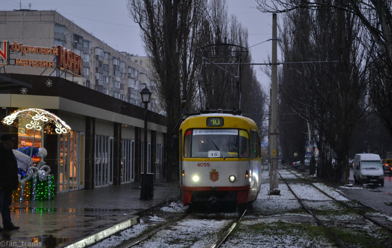 Одесса, Tatra T3R.P № 4055