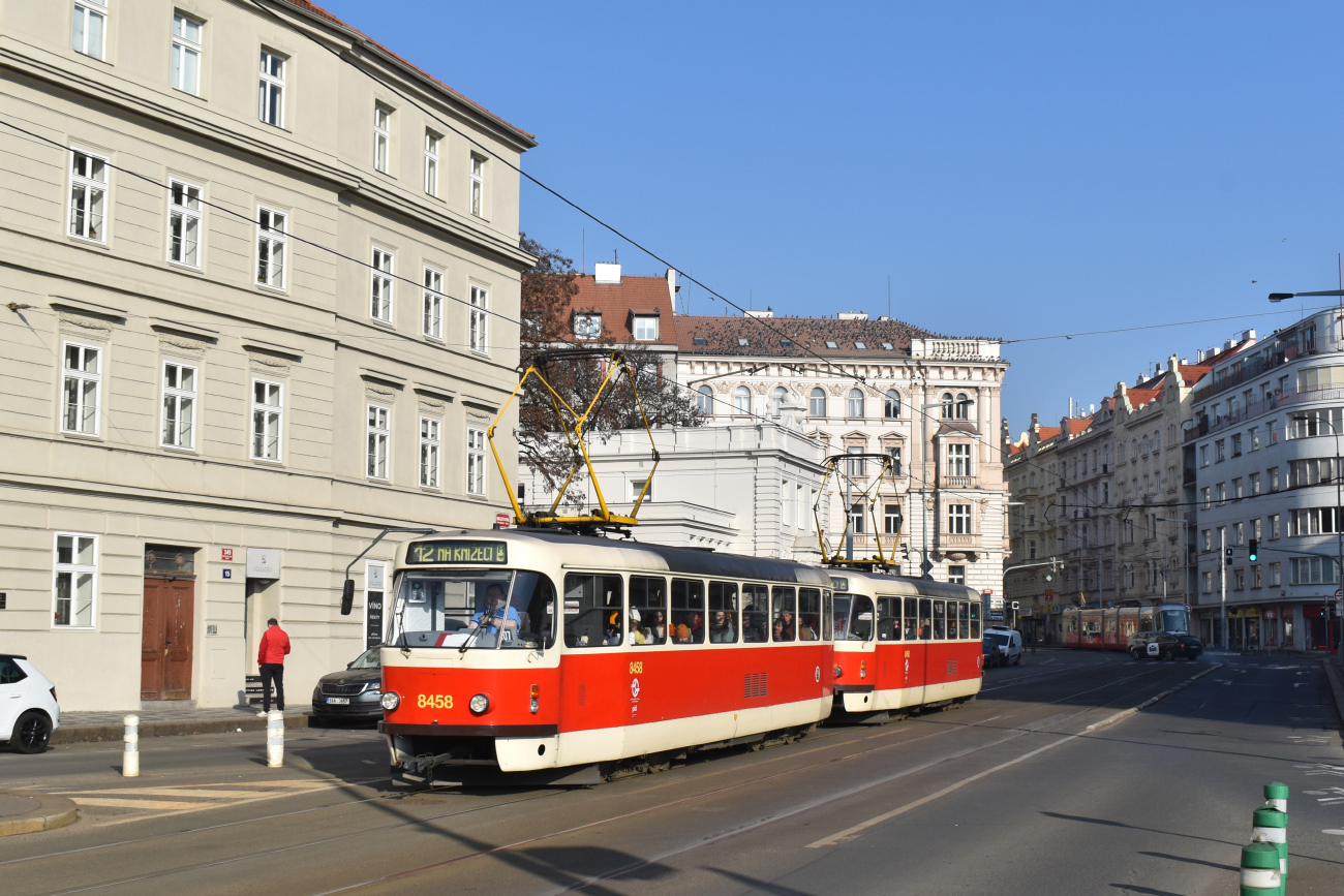 Прага, Tatra T3R.P № 8458