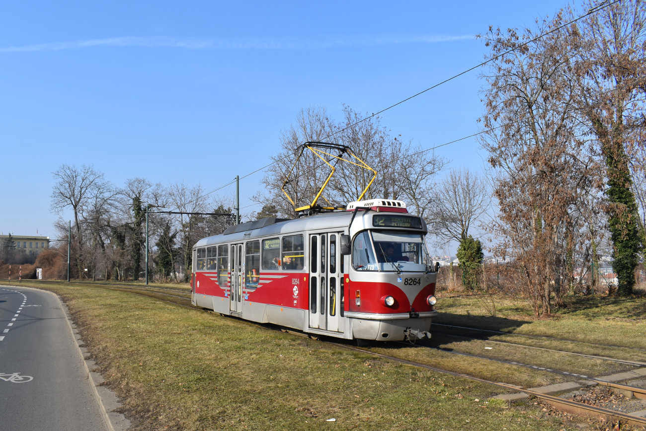 Прага, Tatra T3R.PLF № 8264