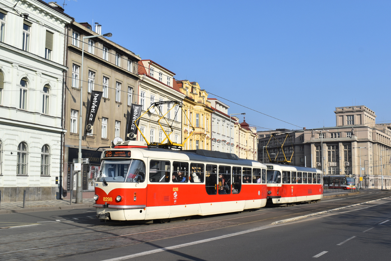 Прага, Tatra T3R.PLF № 8298