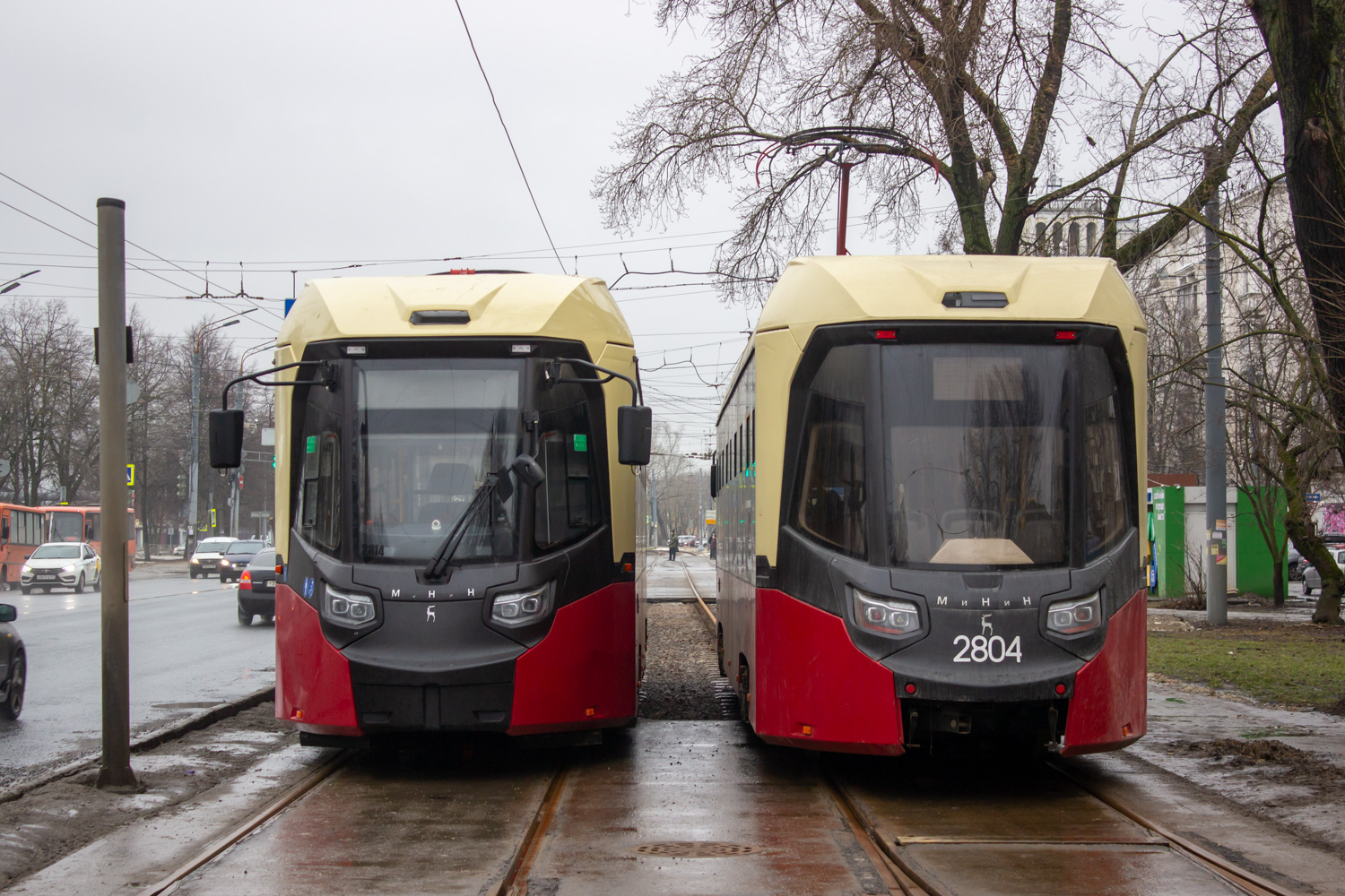 Нижний Новгород, БКМ Т811 «МиНиН» № 2814; Нижний Новгород, БКМ Т811 «МиНиН» № 2804