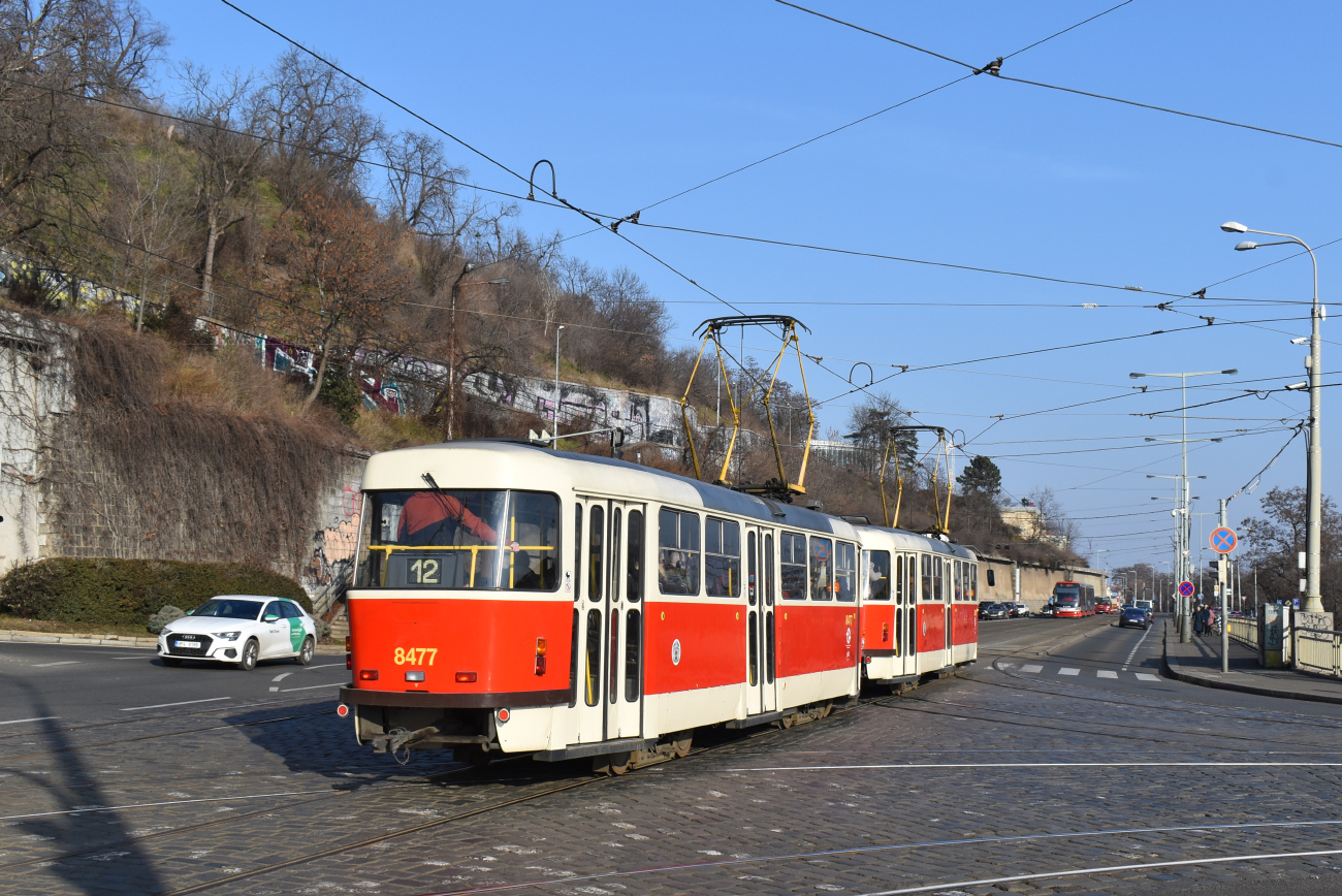 Прага, Tatra T3R.P № 8477