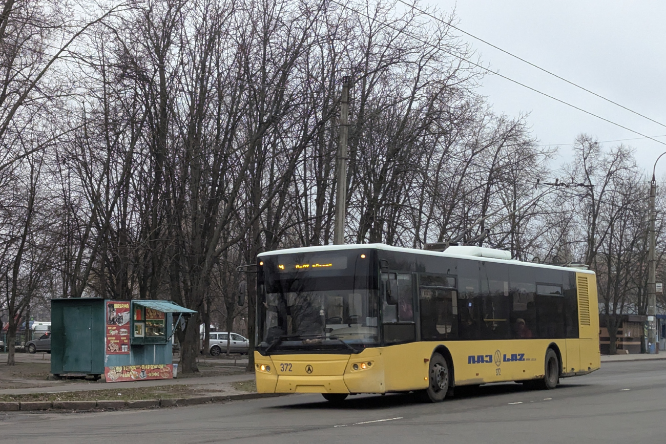 Черкассы, ЛАЗ E183D1 № 372