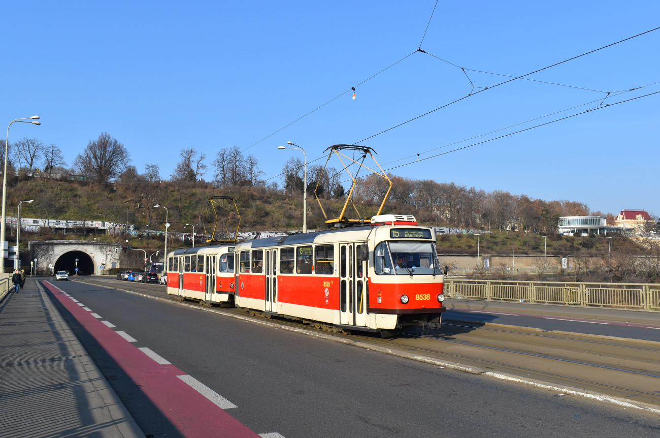 Прага, Tatra T3R.P № 8538