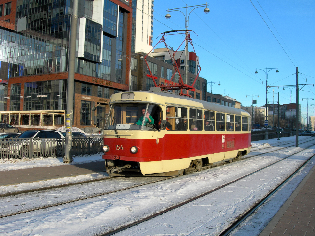 Yekaterinburg, Tatra T3SU Br. 154
