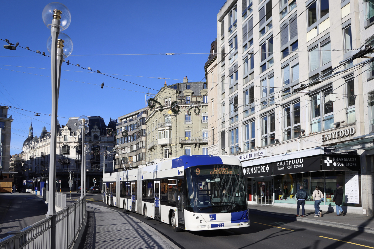 Лозанна, Hess lighTram 25 DC № 712