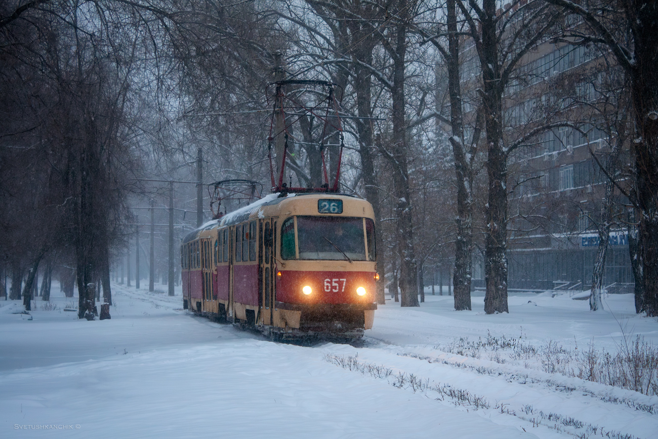 Харьков, Tatra T3SU № 657