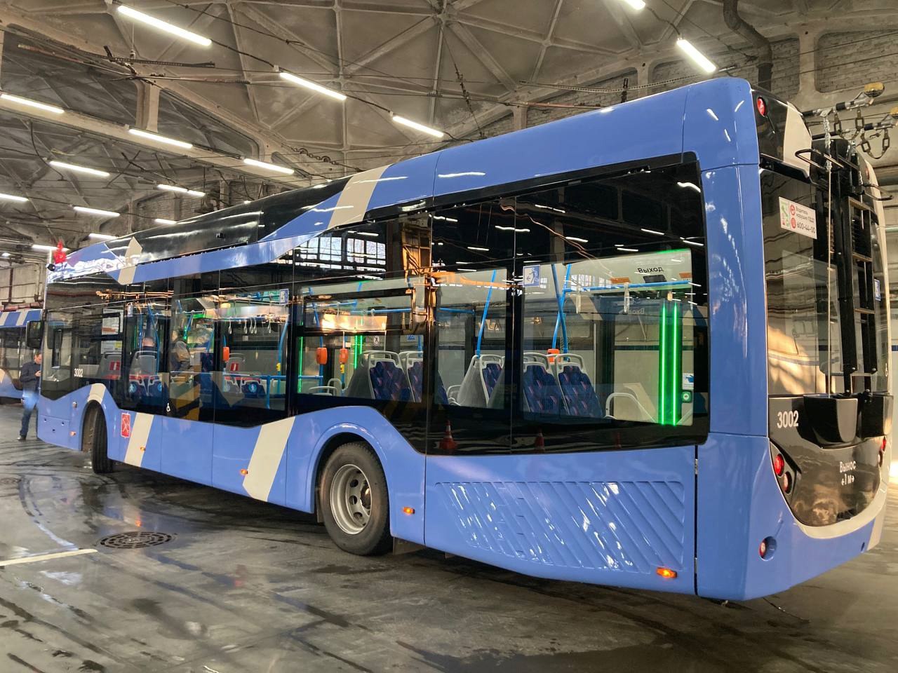 Санкт-Петербург, Синара 6254.00 № 3002; Санкт-Петербург — Новые троллейбусы Санкт-Петербург, Синара 6254.00 № 3002; Санкт-Петербург — Новые троллейбусы