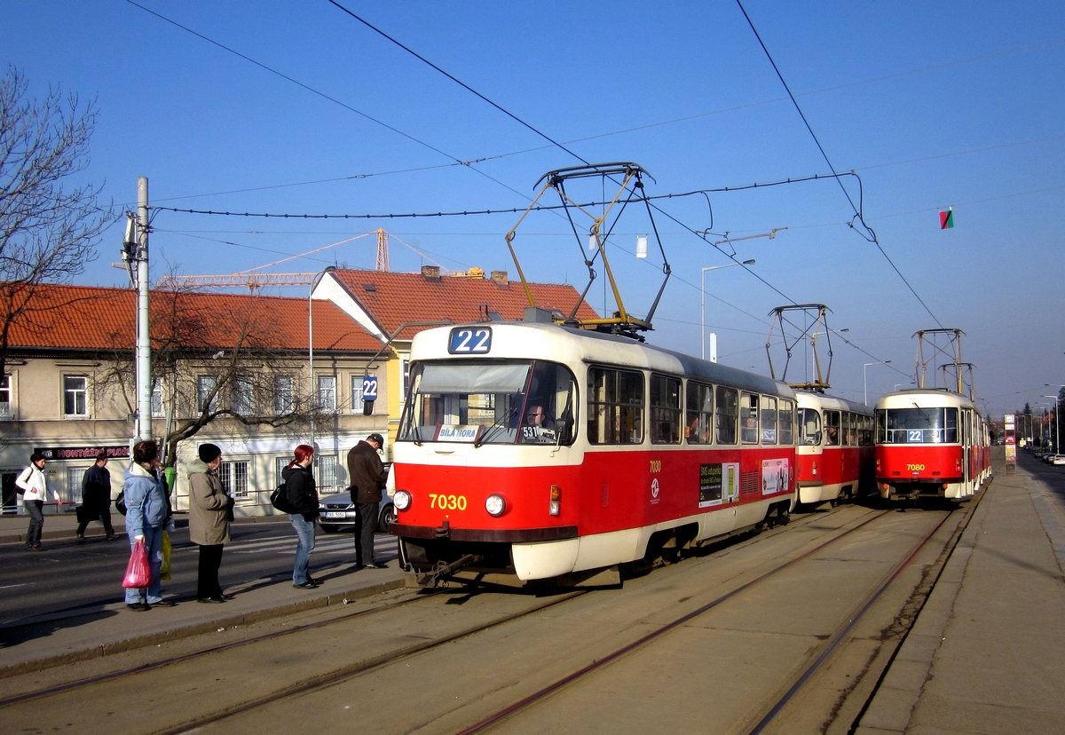 Прага, Tatra T3SUCS № 7030
