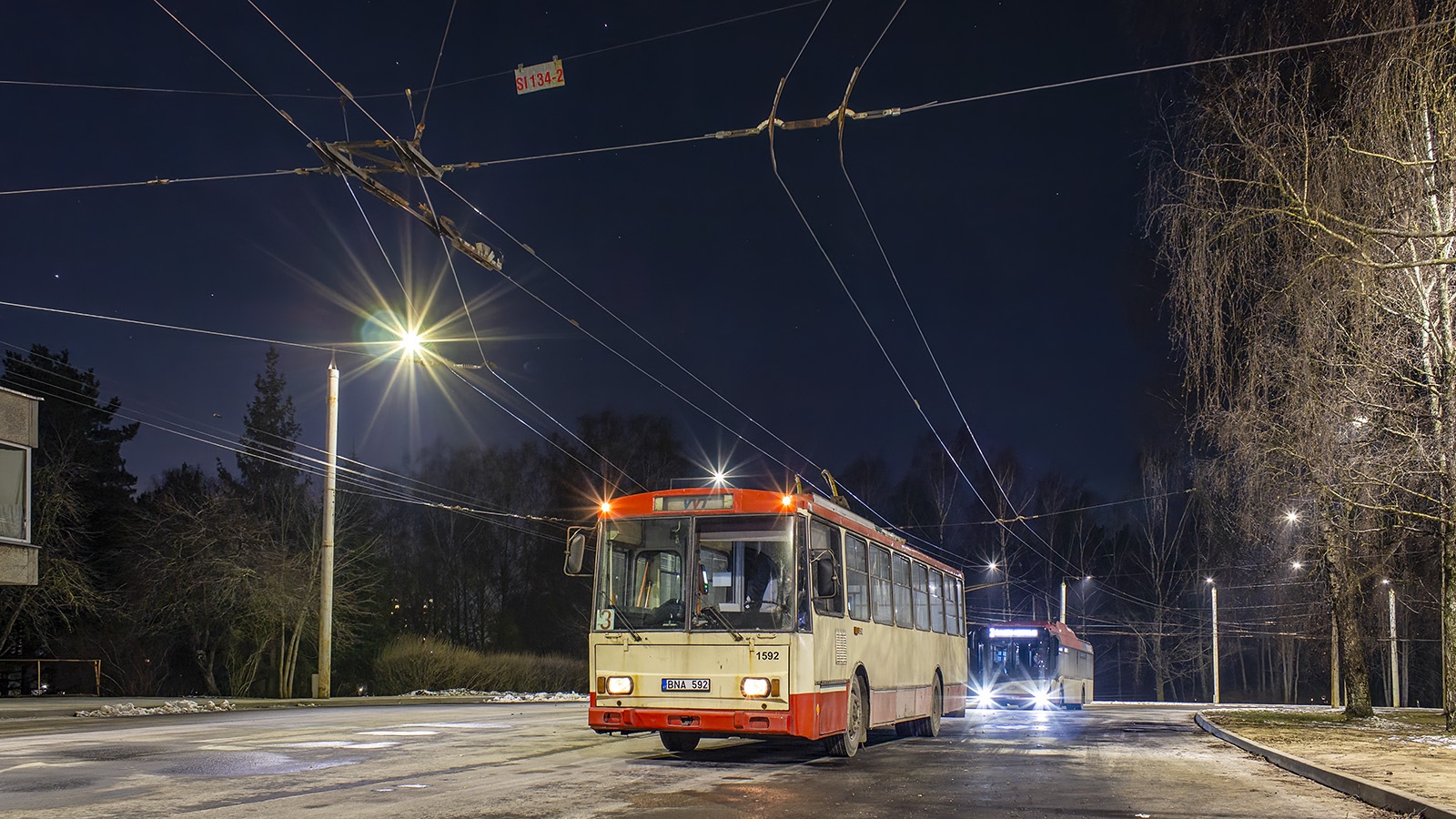 Вильнюс, Škoda 14Tr13/6 № 1592