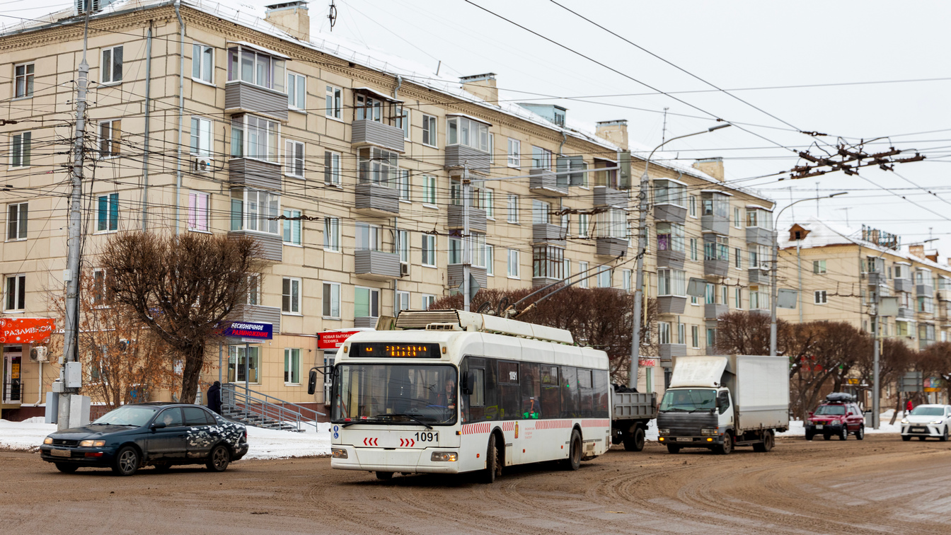 Красноярск, БКМ 321 № 1091