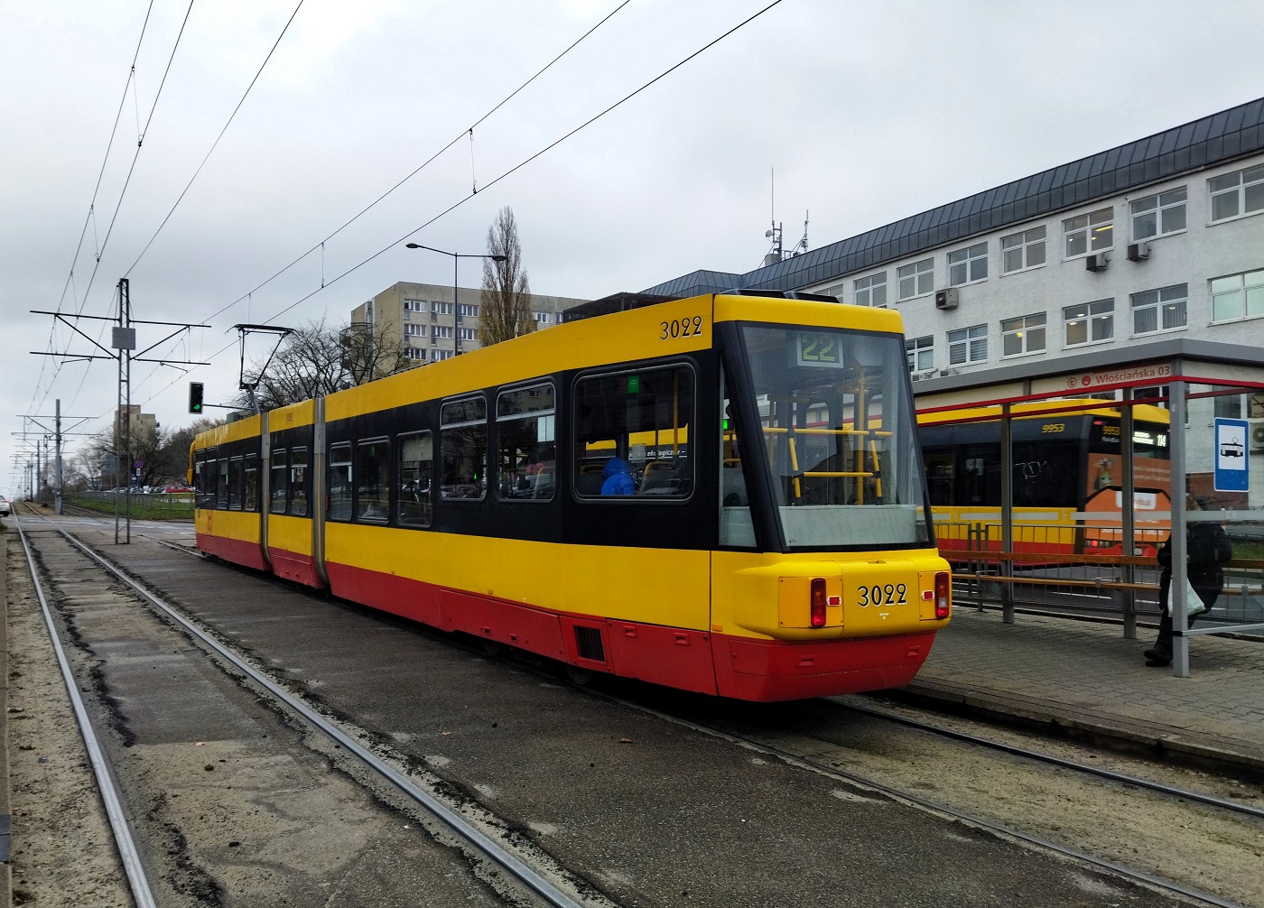 Варшава, Konstal 116Na/1 № 3022