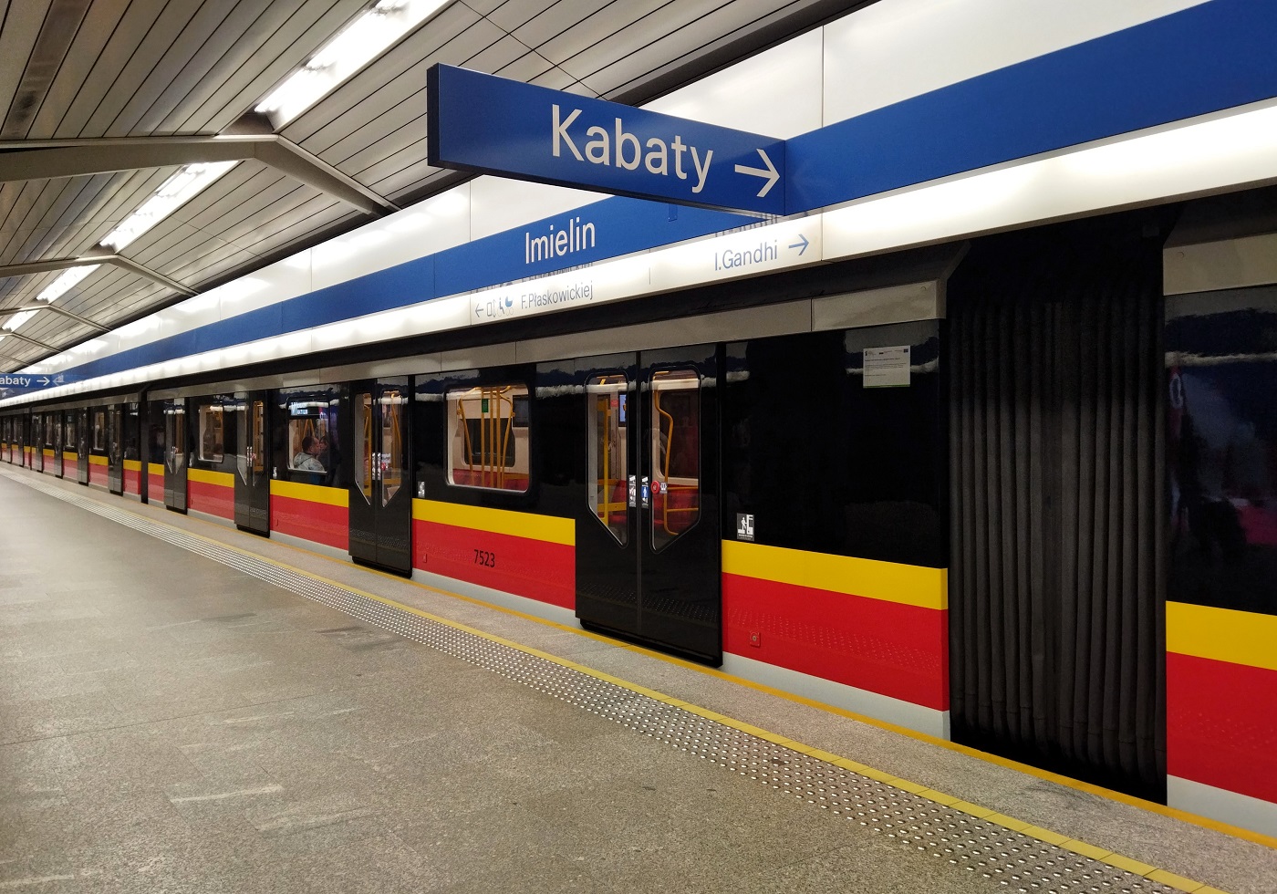 Warsaw, Škoda 23Mt Varsovia № 7523