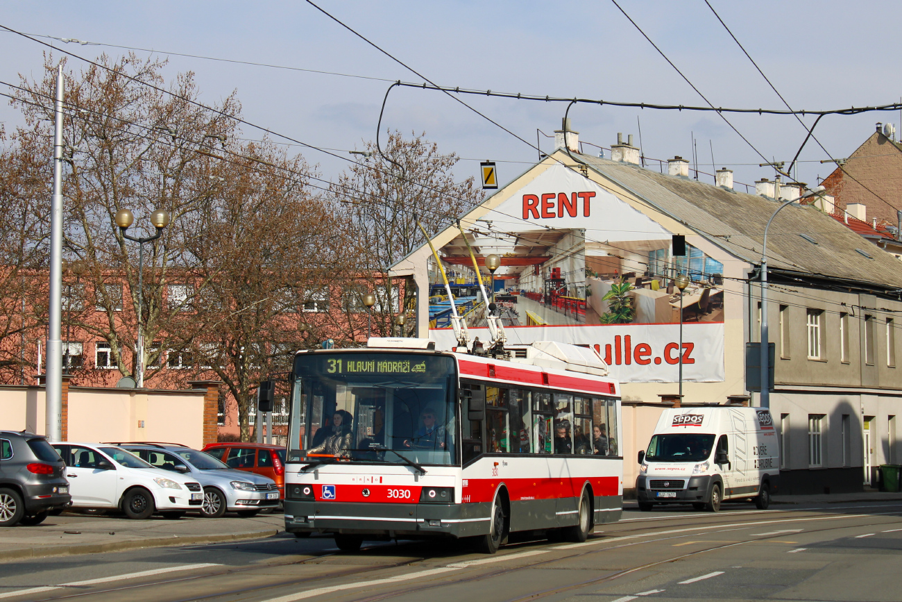 Брно, Škoda 21Tr № 3030