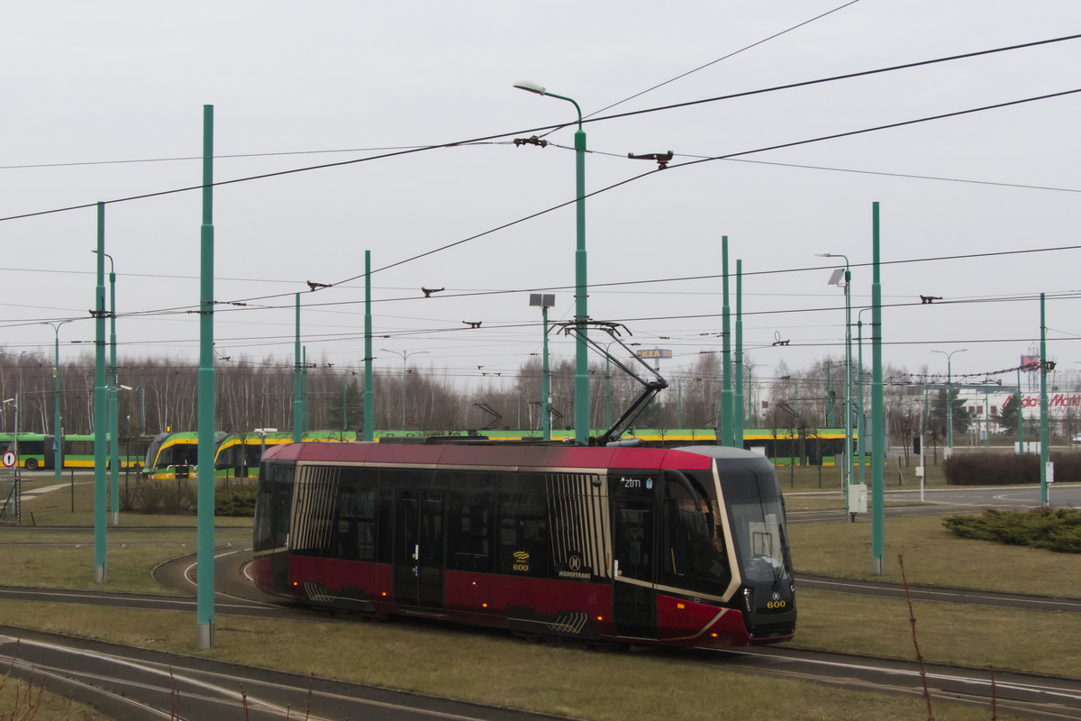 Poznań, Modertrans Moderus Gamma LF 05 AC № 600 Poznań, Modertrans Moderus Gamma LF 05 AC № 600