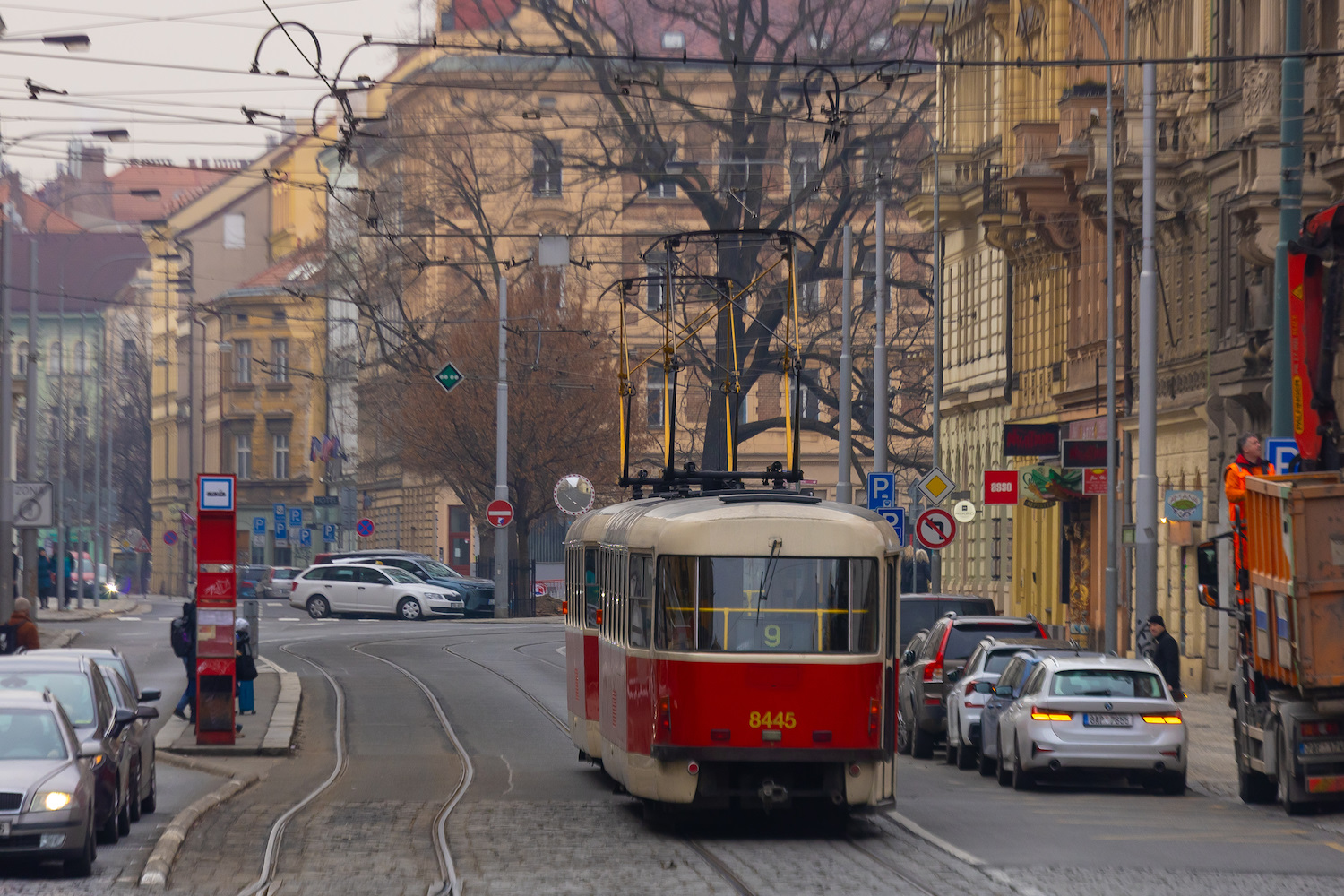 Прага, Tatra T3R.P № 8445
