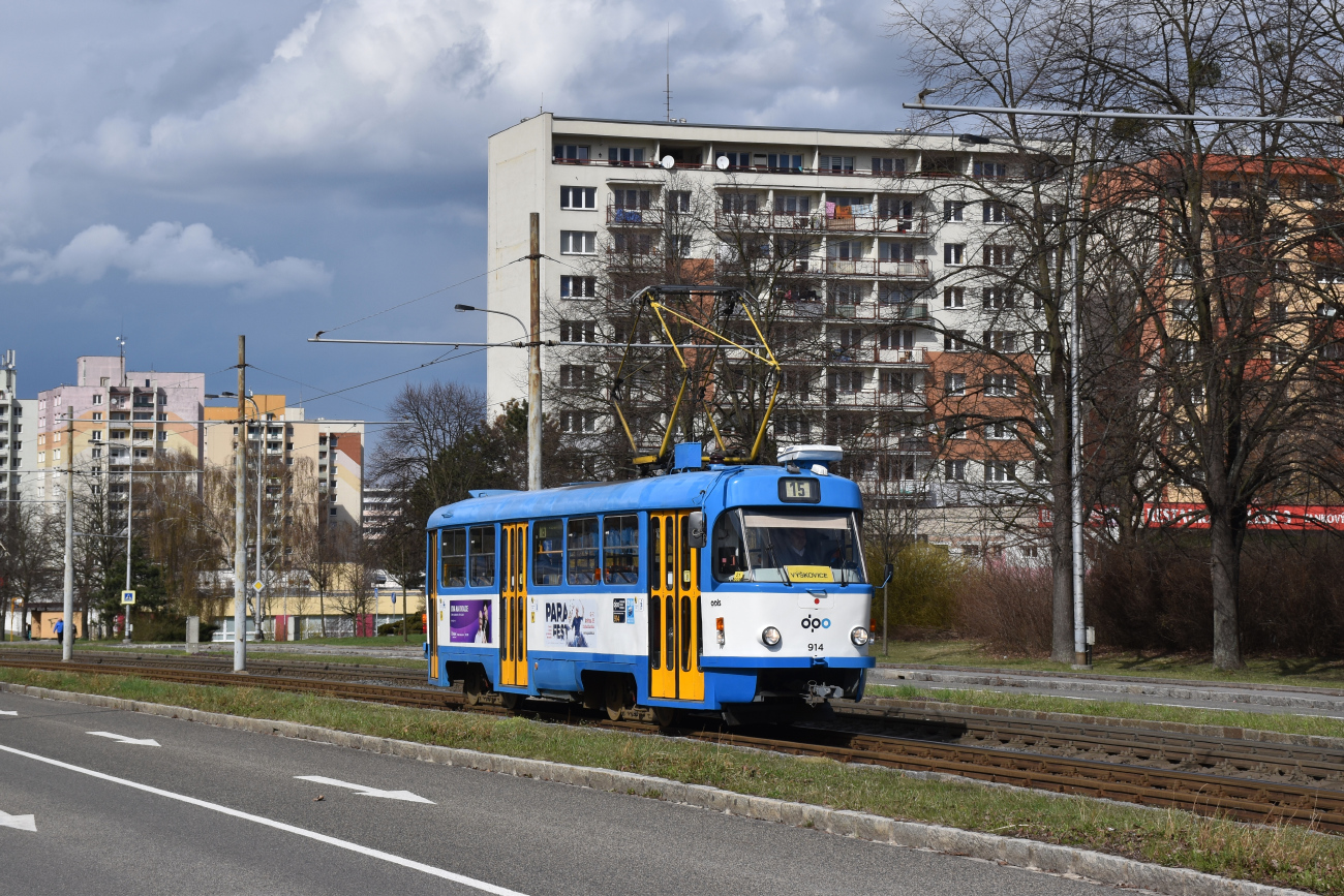 Острава, Tatra T3SUCS № 914