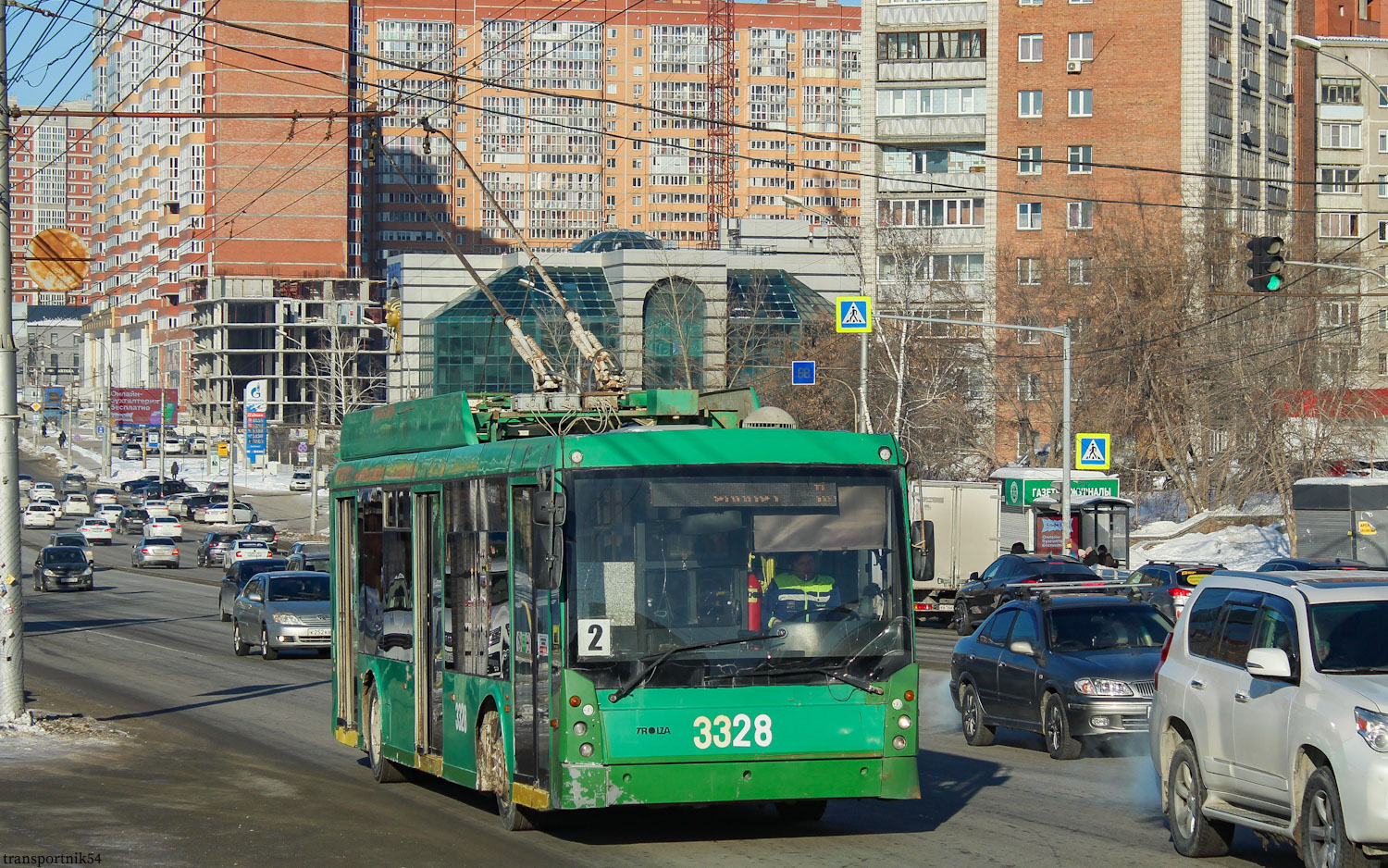 Новосибирск, Тролза-5265.00 «Мегаполис» № 3328