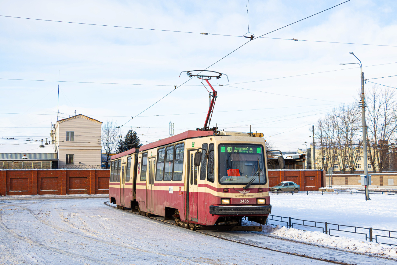 Saint-Petersburg, LVS-86M2 № 3486