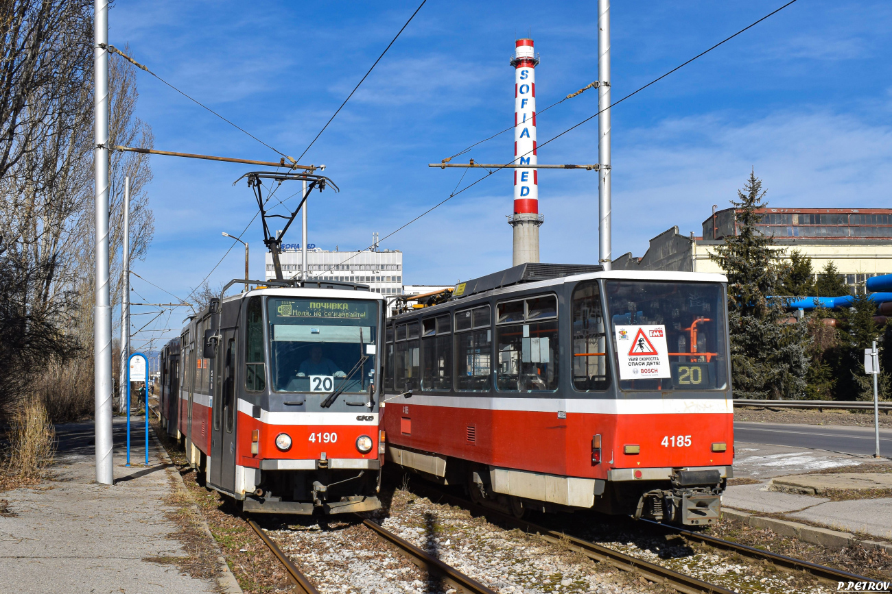 Sofia, Tatra T6A5 N°. 4190