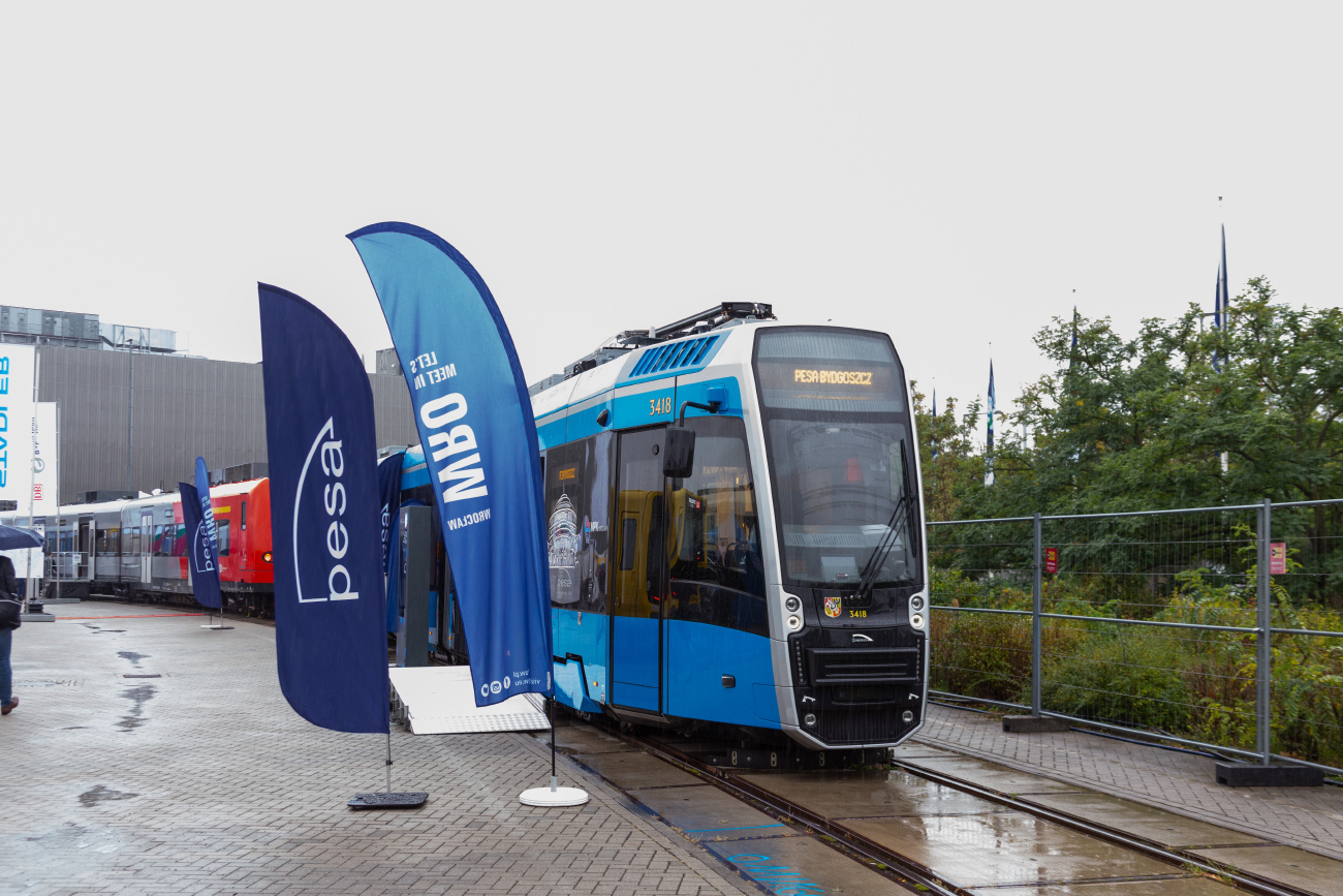 Vroclavas, PESA Twist 146N nr. 3418; Berlynas — InnoTrans 2024