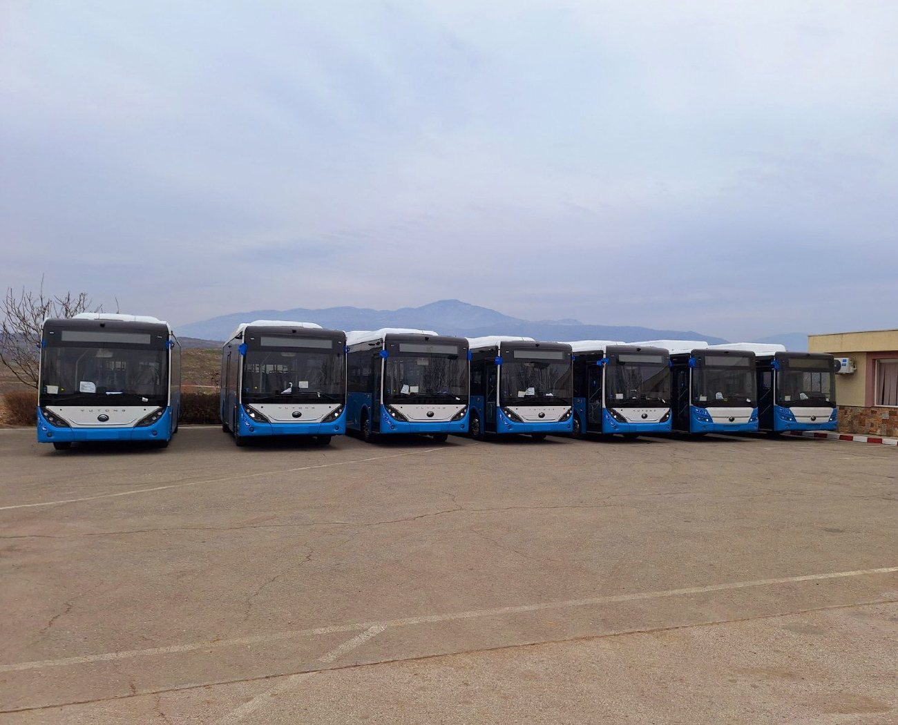 Asenovgrad — Delivery of the new 7 electric buses — 13.02.2025
