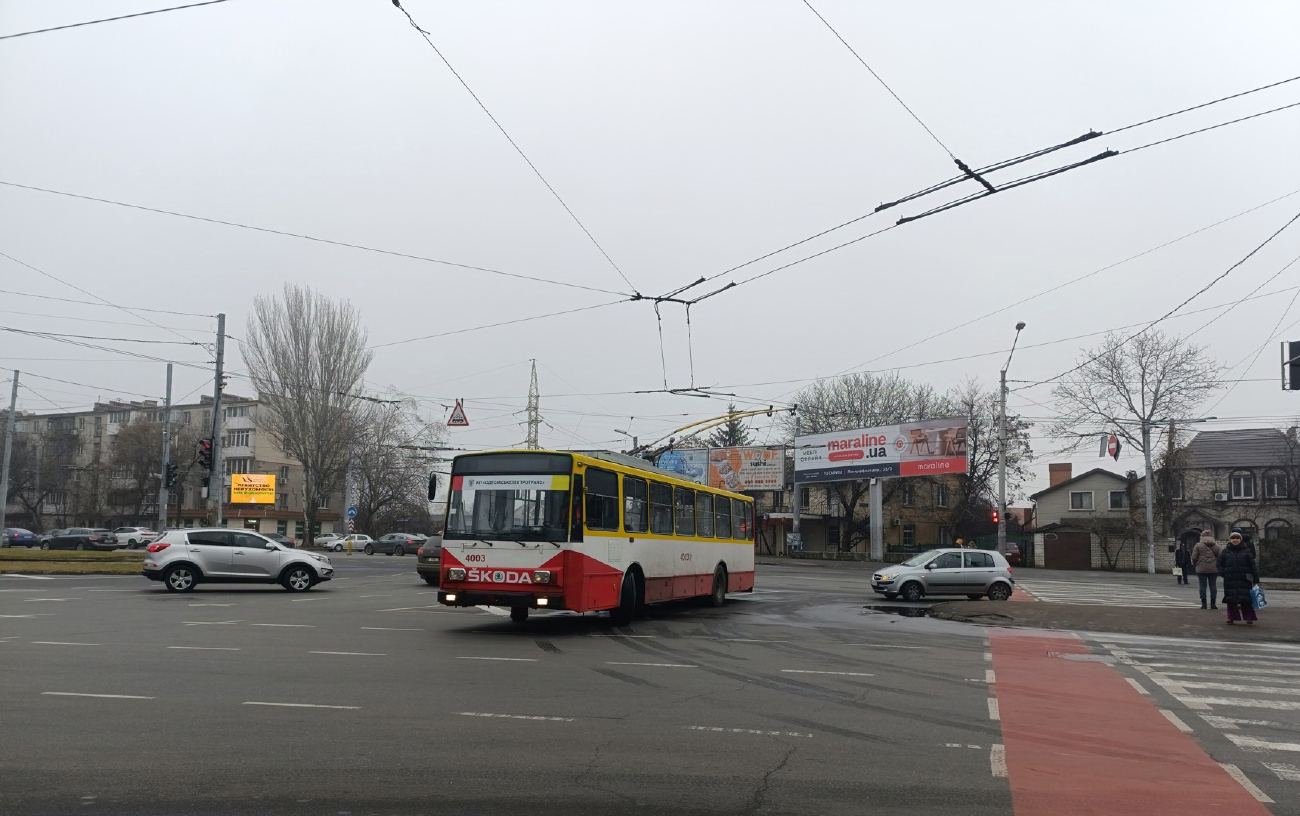 Одесса, Škoda 14Tr17/6M № 4003