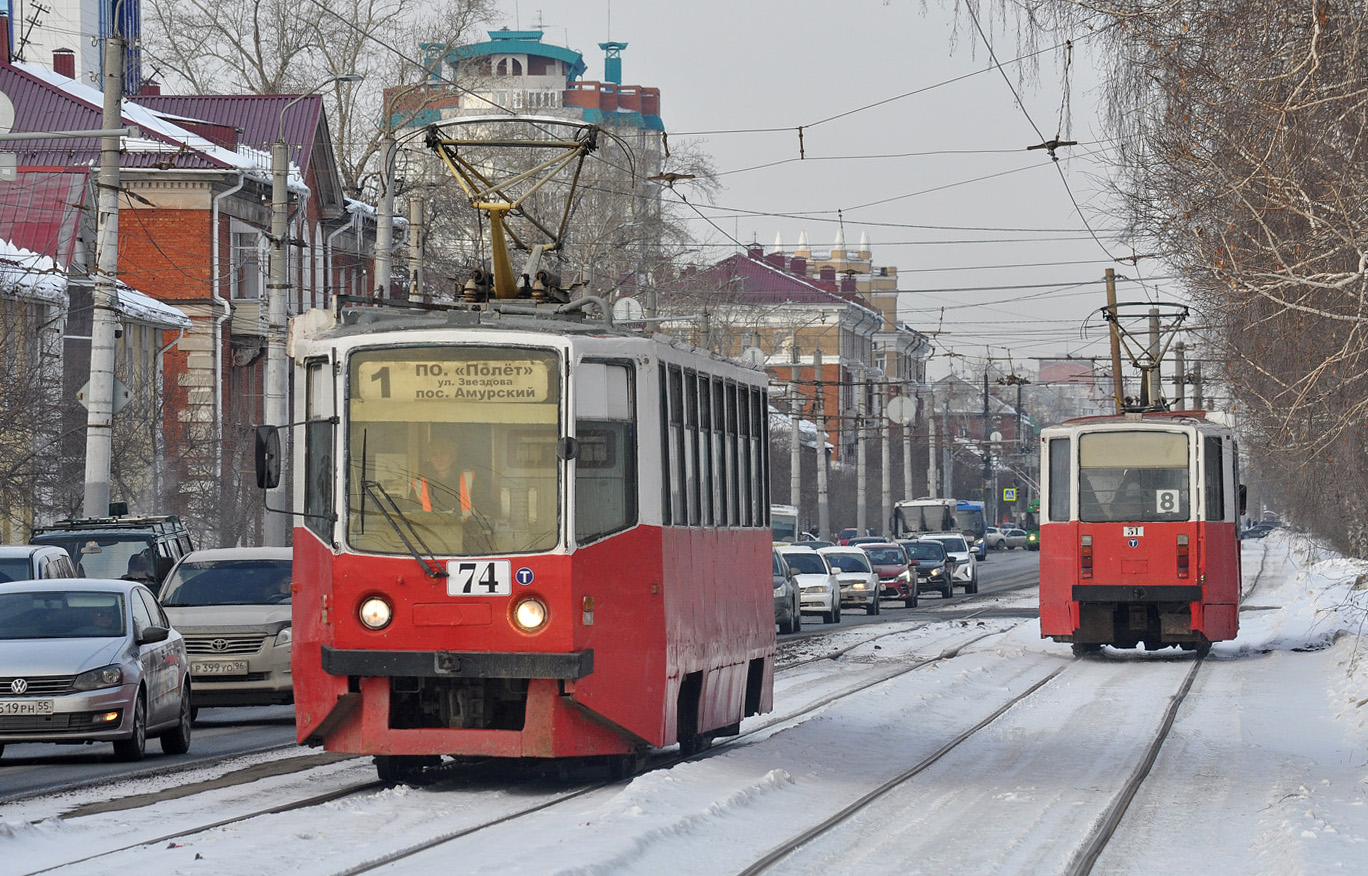 Омск, 71-608КМ № 74