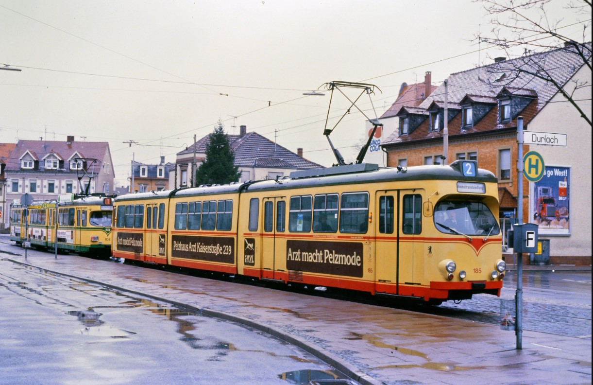 Karlsruhe, DWM GT8-D # 185 Karlsruhe, DWM GT8-D # 185