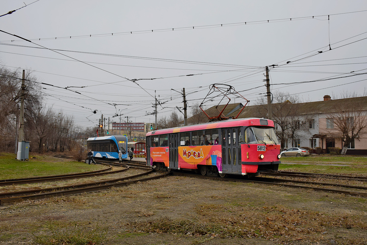 Volgograd, Tatra T3SU # 5812