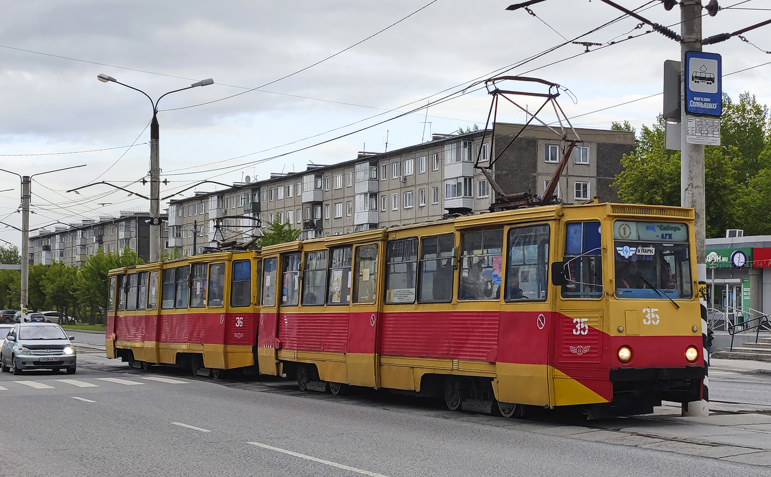 Ачинск, 71-605 (КТМ-5М3) № 35