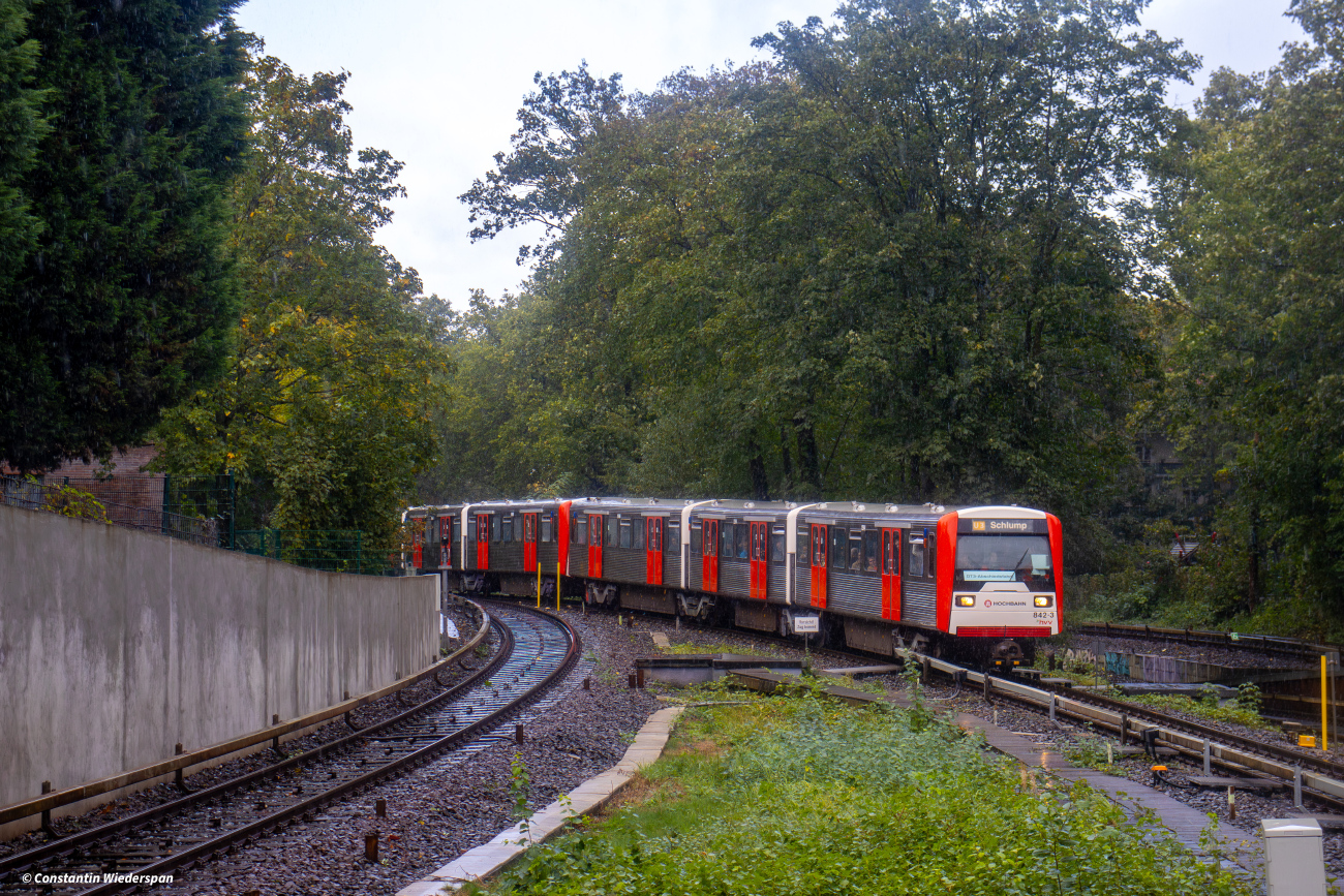 Гамбург, HHA DT3N № 842; Гамбург — U-Bahn — Линия U3
